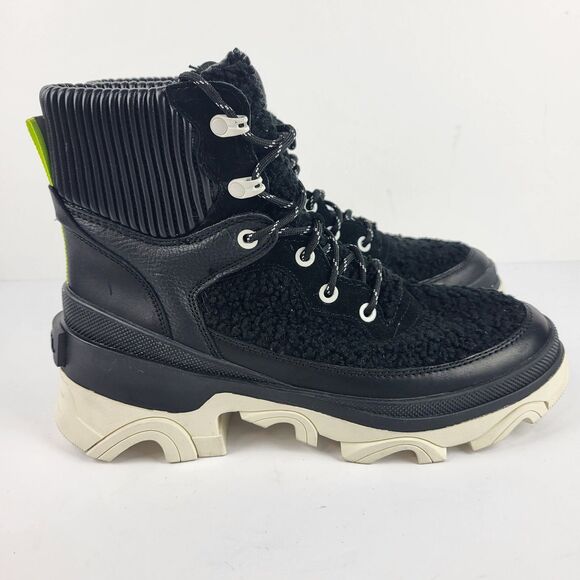 Sorel BREX™ Cozy Lace Women's Ankle Boot Size 9 Black waterproof - Picture 8 of 12